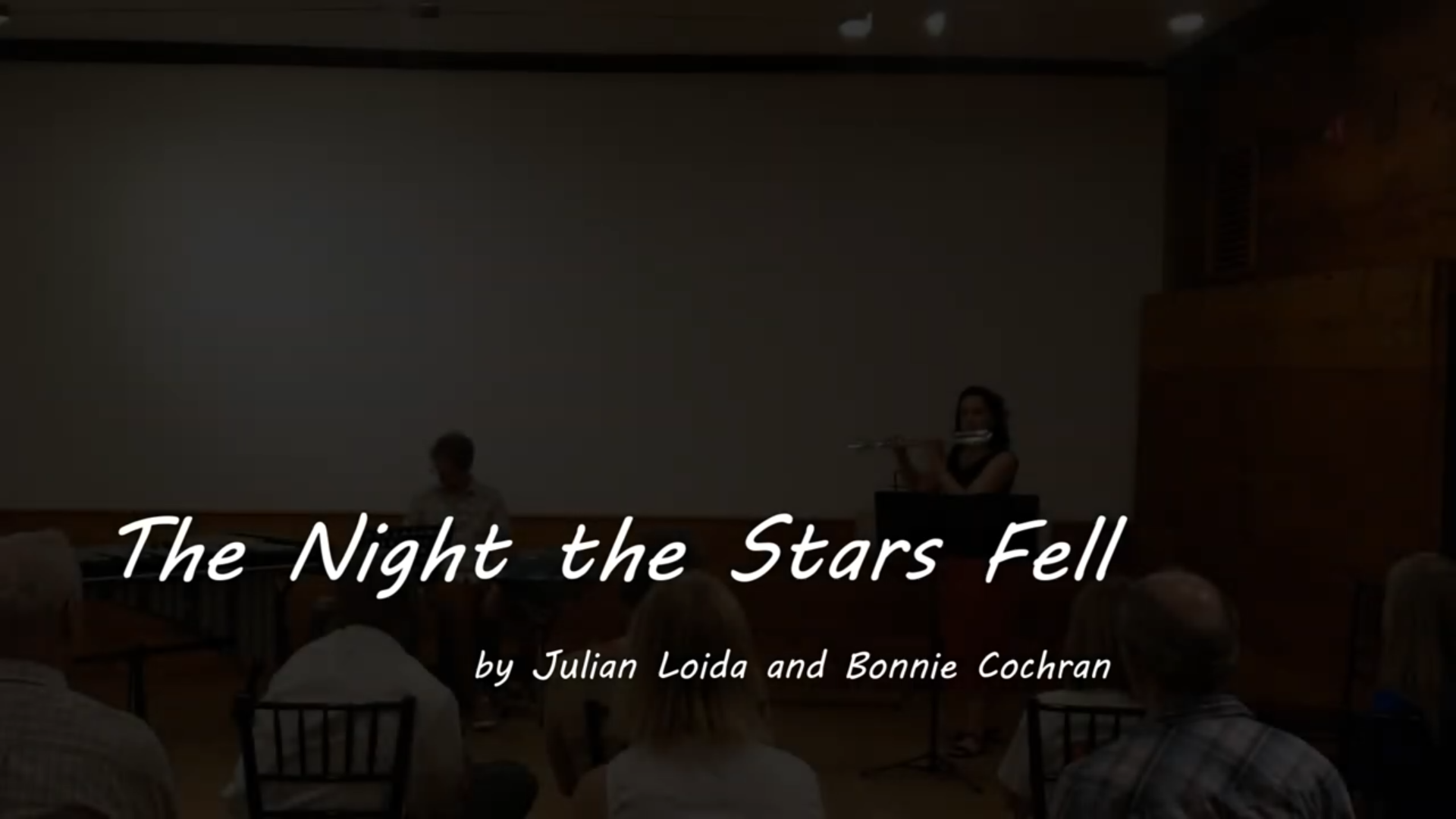 The Night the Stars Fell Title Screen